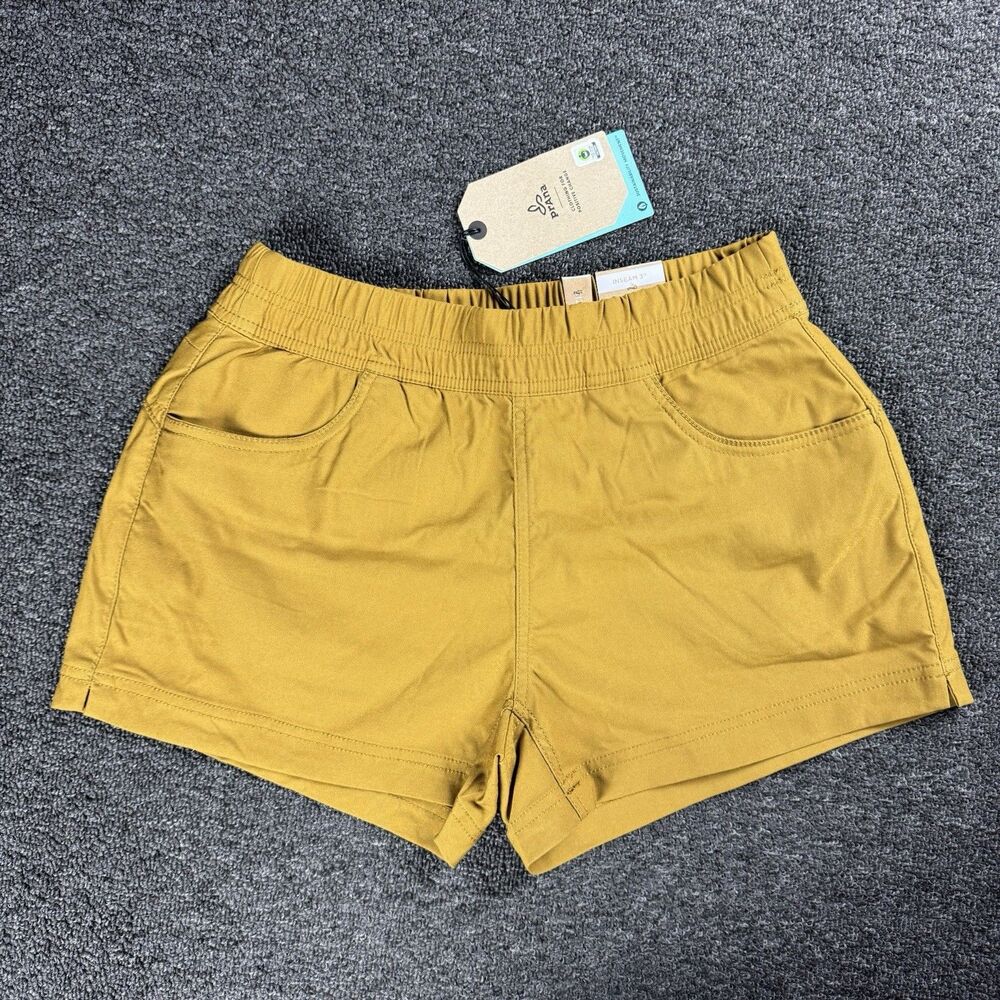 NWT PrAna Halle E-Waist Short II Womens Size 4 Antique Bronze 3” Inseam Gorpcore